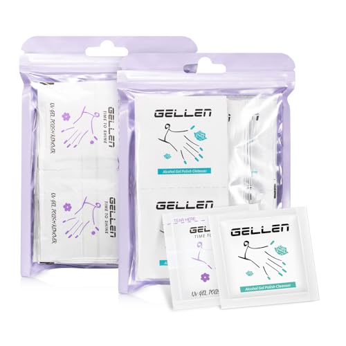 Nail Cleanser Pads and Polish Remover Pads 100 Pack (100 Count)