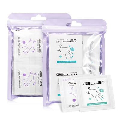 Nail Cleanser Pads and Polish Remover Pads 100 Pack (100 Count)