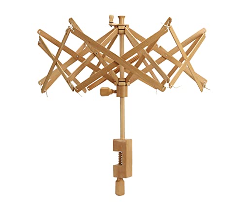 Wooden Umbrella Yarn Swift for Knitting & Crochet