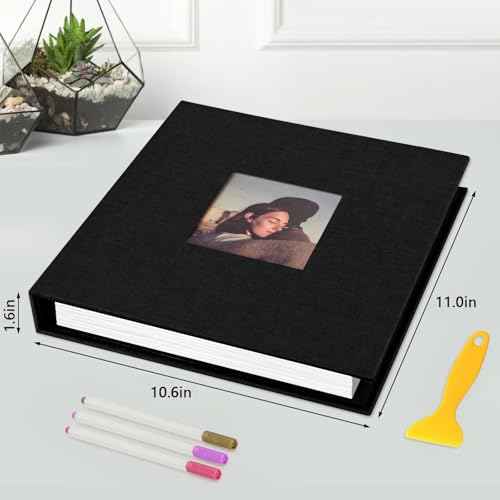 Photo Album Self Adhesive with Picture Display Window