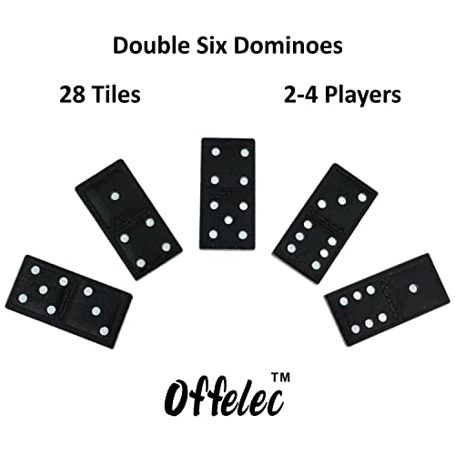 Wooden Double 6 Domino Set