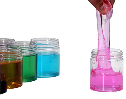 8 oz Plastic Containers with Lids and 4oz Small Containers (12 Count)