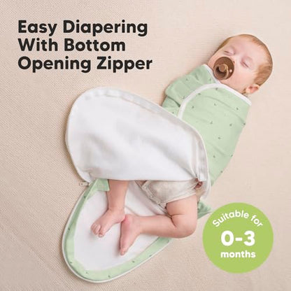 Newborn Swaddles with Zippers (3 Count)