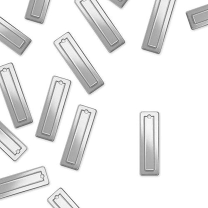 Premium Metal Stamping Rectangle Blanks for Metal Stamping and Jewelry Making (24 Count)