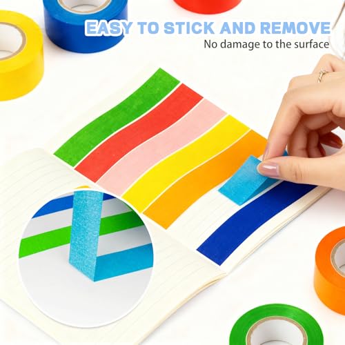 12PCS Colored Masking Tape (12 Count)