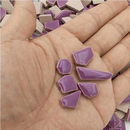 1.1LB Irregular Ceramics Mosaic Tiles (350 Count)