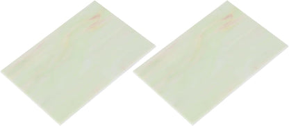 MECCANIXITY 2 Pcs Stained Glass Sheet Mosaic Tile 7.9 Inch x 5.9 Inch Rose Red Stained Glass Sheets for Crafts DIY Art Project