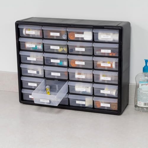 24 Drawer Plastic Storage Cabinet