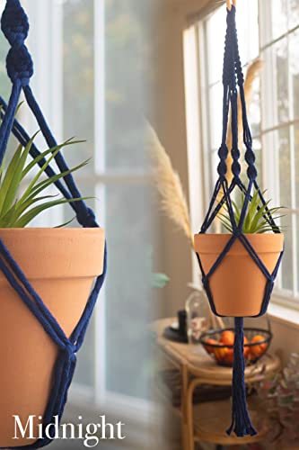 Macrame Kit Makes 3 DIY Plant Hangers for Teens & Adult Beginners (3 Count)