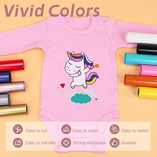 HTV Vinyl Rolls Heat Transfer Vinyl (5 Sq Ft)