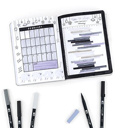 56171 Dual Brush Pen Art Markers (10 Count)