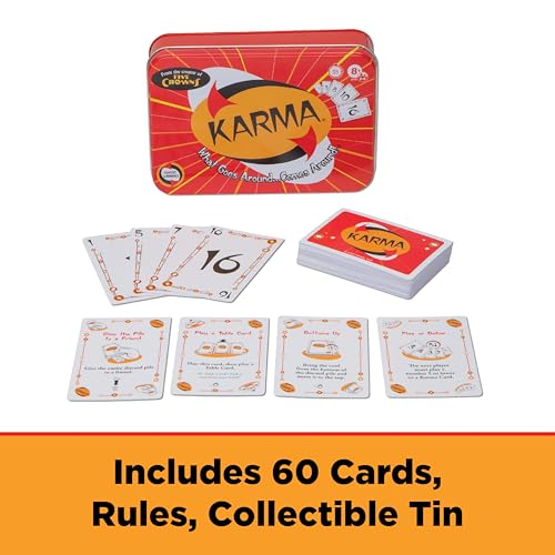 KARMA Tin Playing Cards Games for Kids