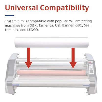 2 Rolls Standard Gloss 3 Mil 25 in. x 250 ft. x 1 in. Core Laminating Film