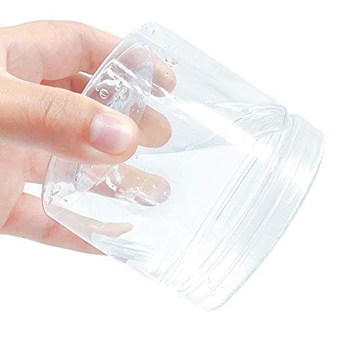 12oz Clear Plastic Storage Jars Containers (8 Count)