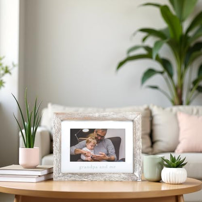 Grandpa and Me Rustic Photo Frame