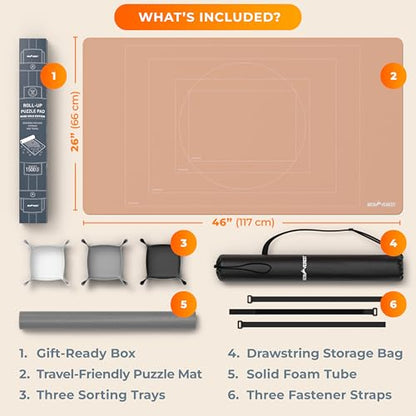 The Original Newverest Jigsaw Puzzle Mat Roll Up
