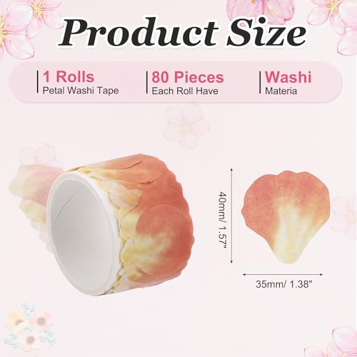 1 Roll Petal Washi Tape