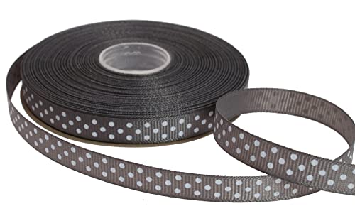 Polka Dot Grosgrain Ribbon 25 Yard Each Roll 100% Polyester