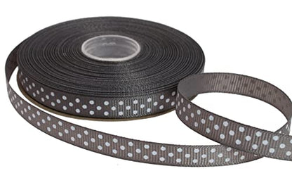 Polka Dot Grosgrain Ribbon 25 Yard Each Roll 100% Polyester