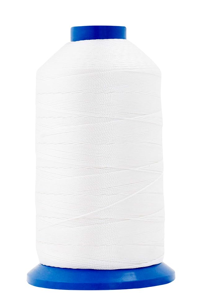 Size 92 280D T90 Black White Bonded Nylon Thread (4000 Foot)