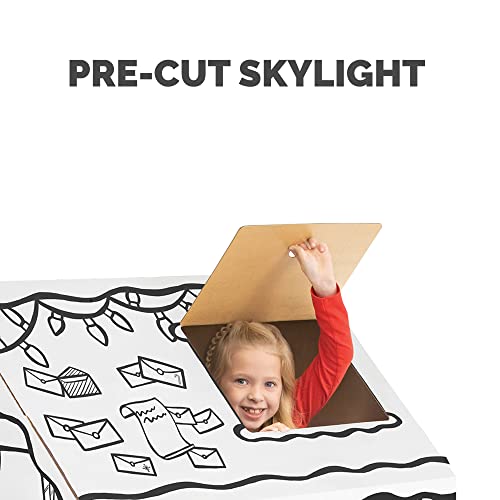 BB at Play Xlarge Color In Gingerbread Playhouse Craft Activity for Kids