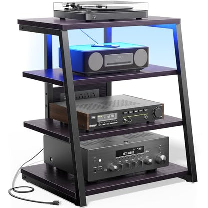 AV Media Stand with Outlets