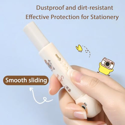 4PCS Retractable Cat Pencil Erasers (4 Count)