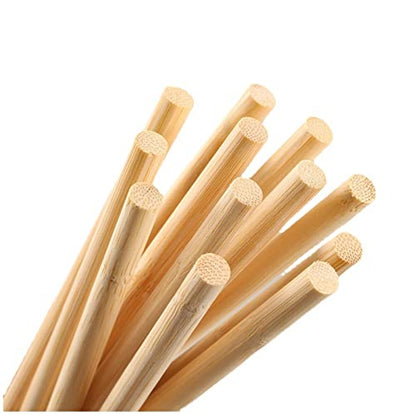 25PCS Dowel Rods Wood Sticks Wooden Dowel Rods (25 Count)