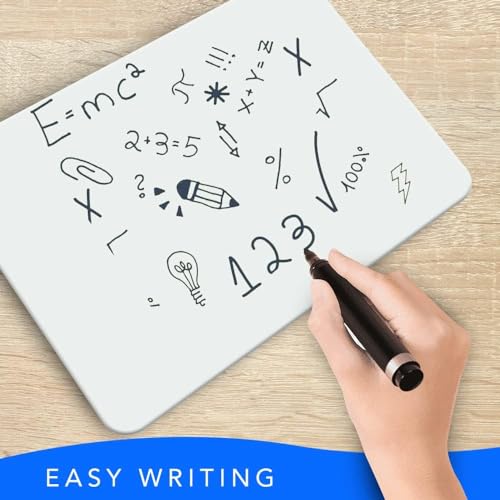 Small Dry Erase Board 9x12 Mini White Board for Kids 6 PK Double Sided