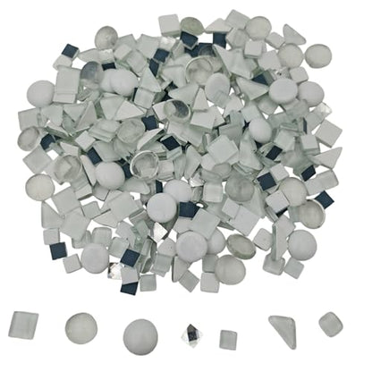 1.1LB Mixed Color Irregular Crystal Mosaic Tiles (17.637 Ounce)