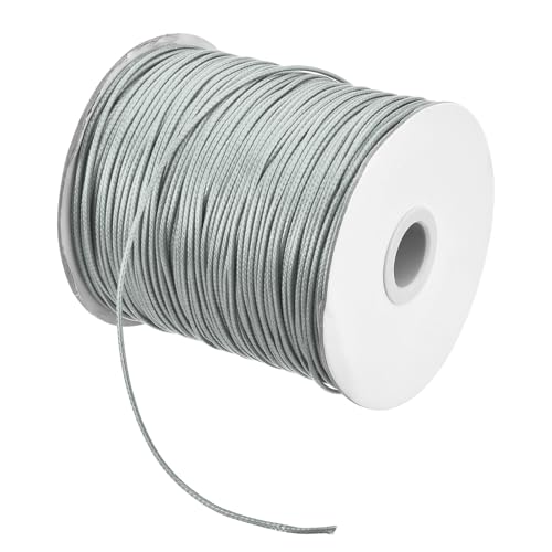 Waxed Cord 1.5mm Waxed Polyester Cord 175 Yard Wax String for Bracelet Making