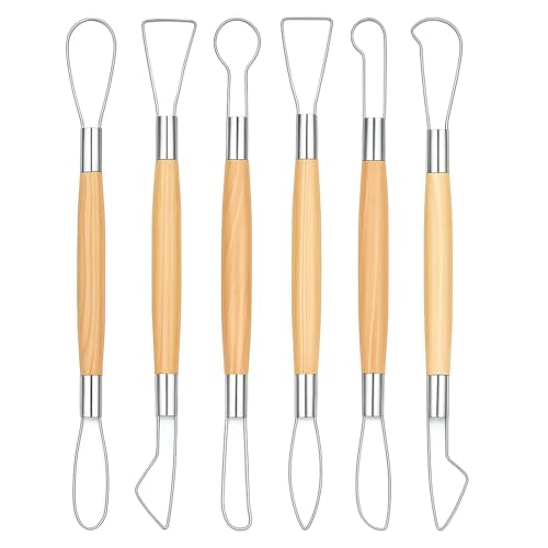 6Pcs Clay Carving Tools Double