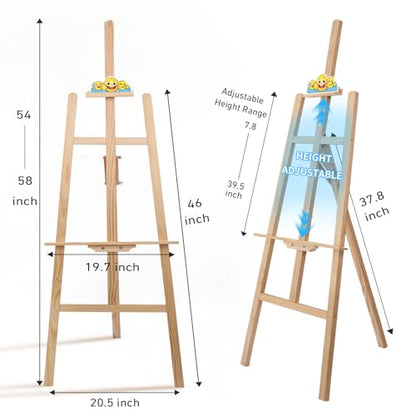 Smiley Wooden Easel for Painting