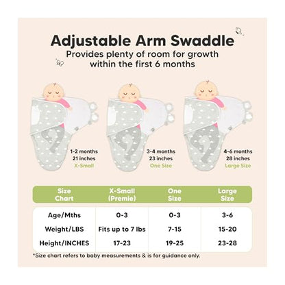 Newborn Swaddles with Zippers (3 Count)