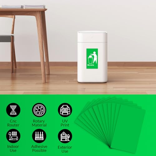 Laser Engraving Blank Green ABS Double Color Plastic Sheet