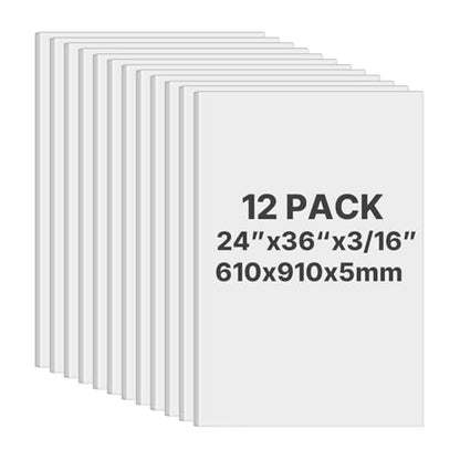 Foam Board 12 Pack 24 x 36 in