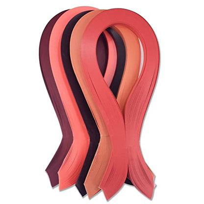 Red Quilling Paper Strips for Craft Work