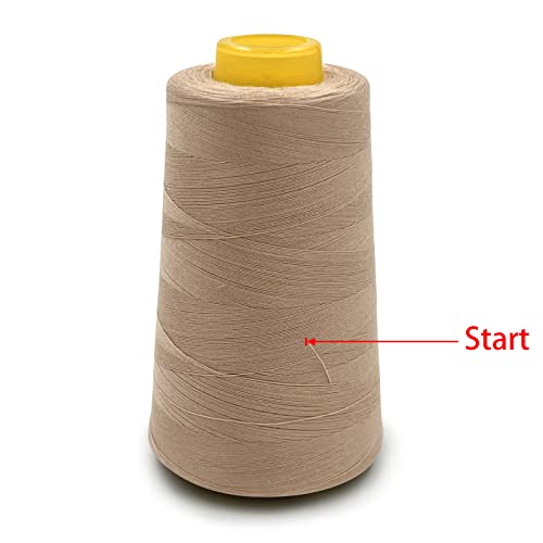 4 Cones of 3000 Yards Each Spool Thread for All Purpose (36000 Foot)