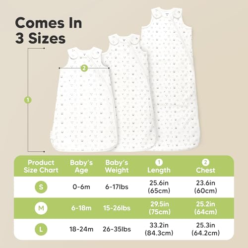 2 Pack Organic Baby Sleep Sacks