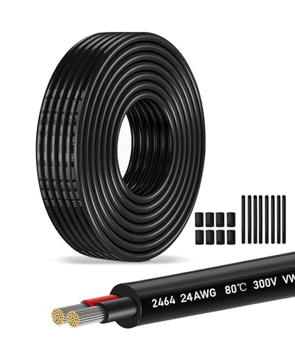 24AWG 2 Conductor Electrical Wire