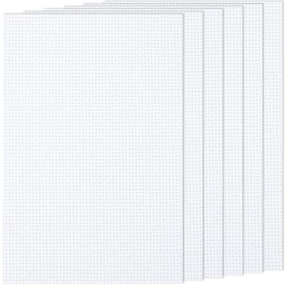 6 PCS Cross Stitch Aida Fabric 14 Count (6 Count)