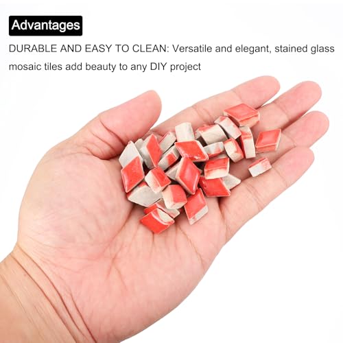 200g Ceramic Mosaic Tiles for Crafts Bulk