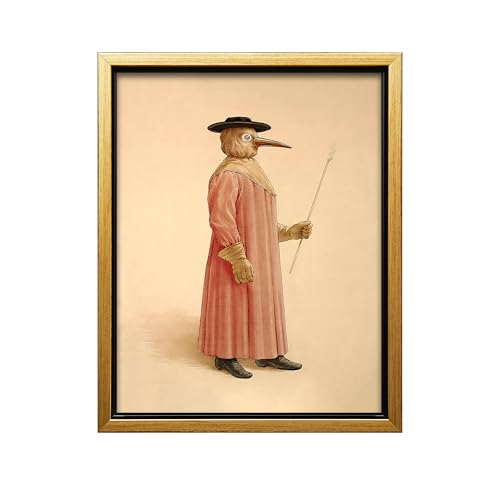 Vintage Plague Doctor Canvas