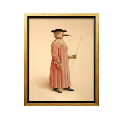 Vintage Plague Doctor Canvas