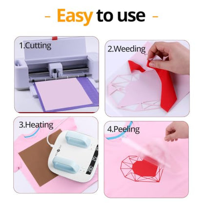 Red Heat Transfer Vinyl Bundle (10 Count)