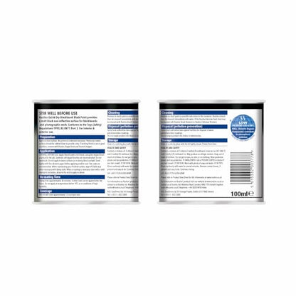 Quick Dry Blackboard Black Paint 100ml (3.38 Fl Oz)