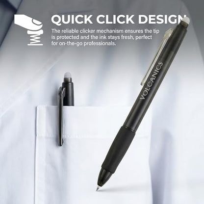 Retractable Clicker Erasable Gel Pens (36 Count)