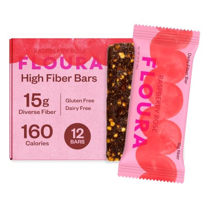 Raspberry Rose Fiber Bars (21.6 Ounce)