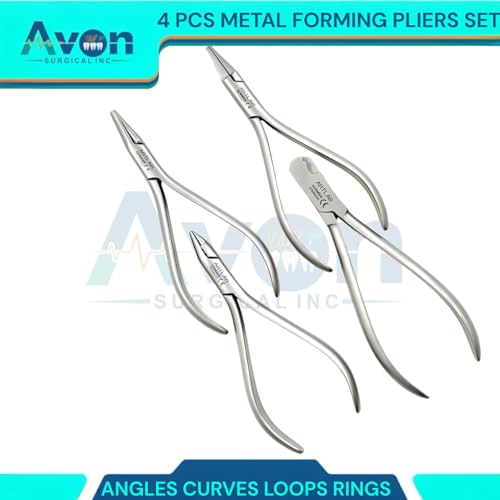 4 Pliers Types for Metal Forming (4 Count)