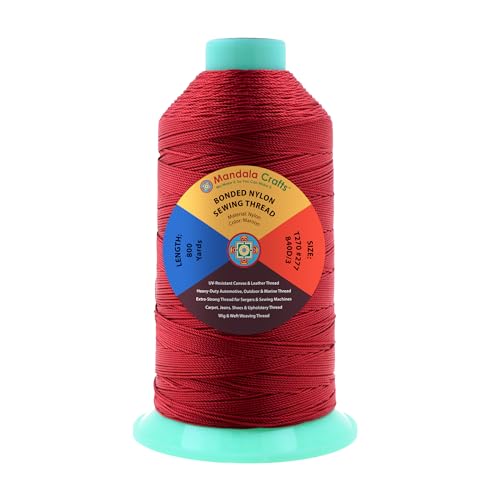 Size 277 840D T270 Maroon Bonded Nylon Thread